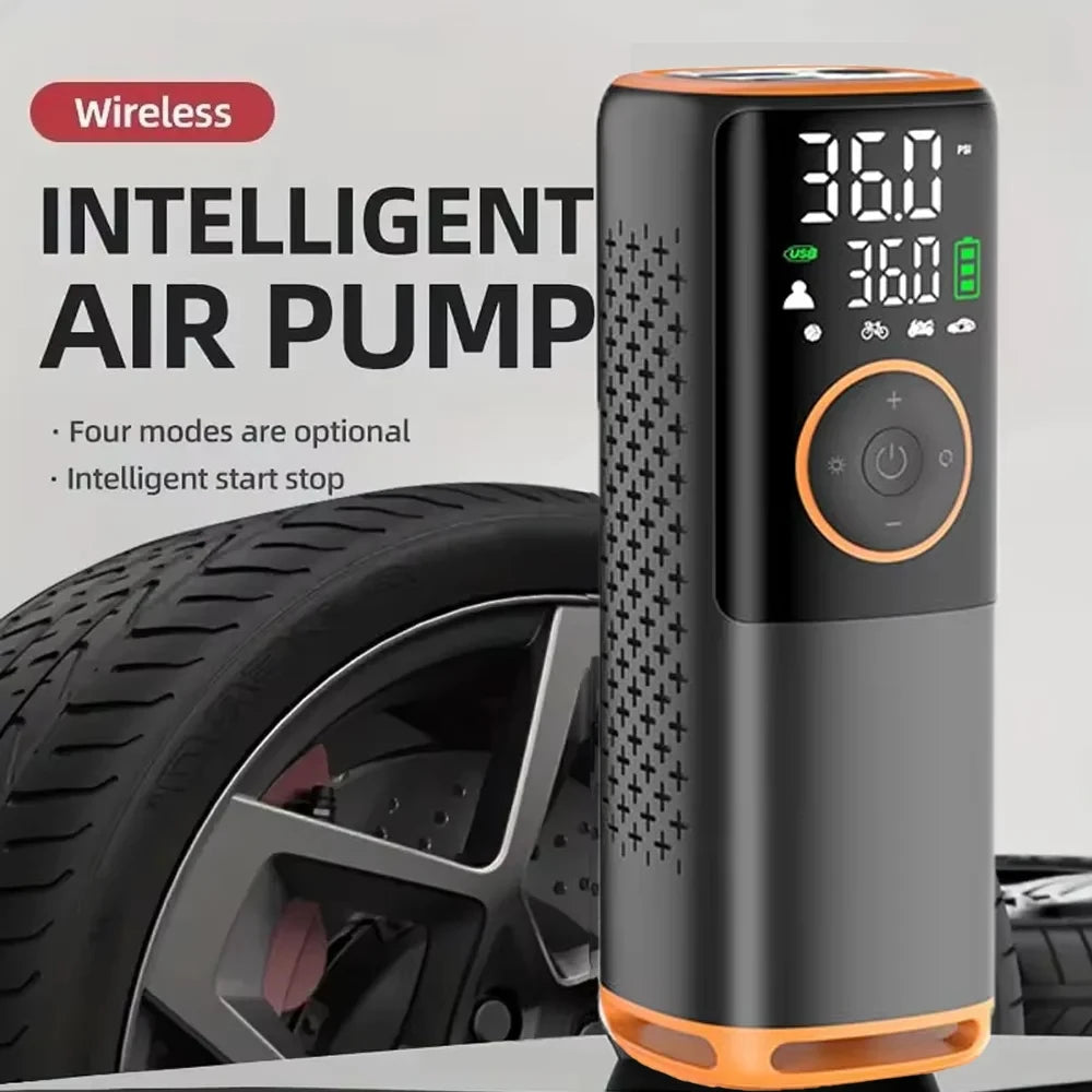 Portable Air Compressor Tire Inflator – Compact & Powerful