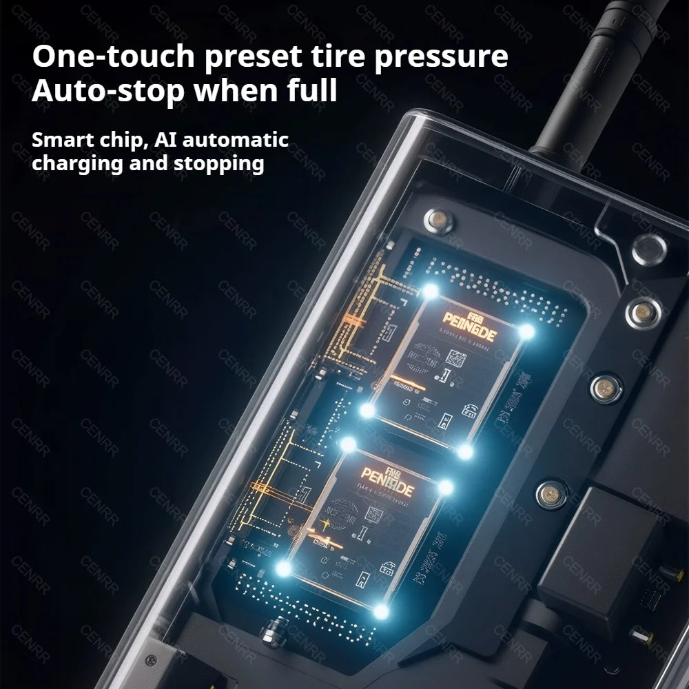 Portable Wireless Tire Inflator – For Cars, Bikes & Sports Balls